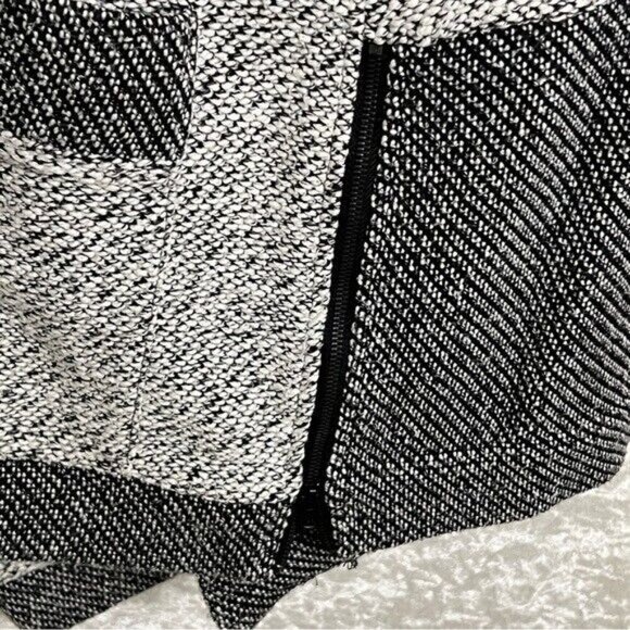 BNCI BLANC NOIR Cardigan Sweater Tunic Length Open Front Womens XL Pockets Black - Picture 5 of 14